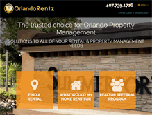 Tablet Screenshot of orlandorentz.com